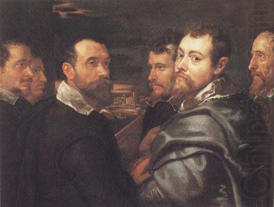 Peter Paul Rubens Peter Paul and Pbilip Rubeens with their Friends or Mantuan Friendsship Portrait (mk01) china oil painting image